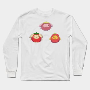 Strawberry plushies Long Sleeve T-Shirt